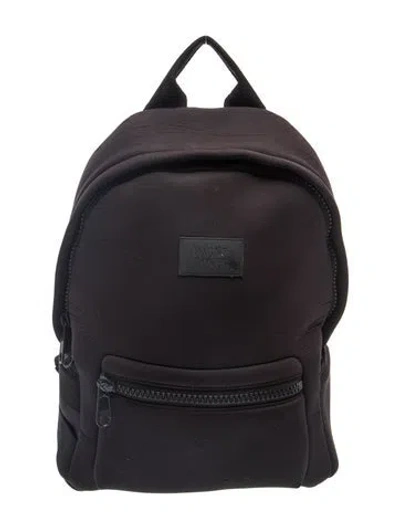 Pre-owned Dagne Dover Neoprene Backpack In Black