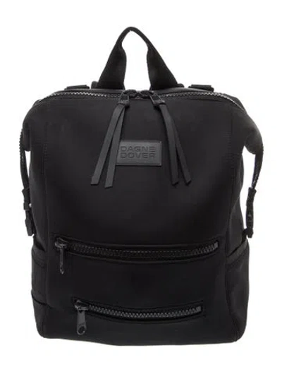 Pre-owned Dagne Dover Neoprene Backpack In Black