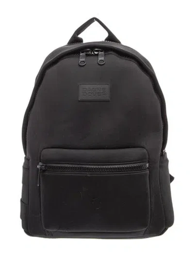 Pre-owned Dagne Dover Neoprene Backpack In Black