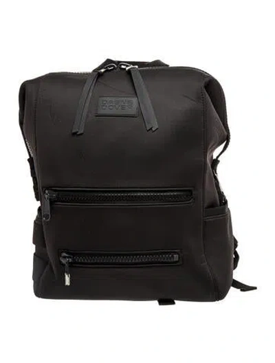Pre-owned Dagne Dover Neoprene Backpack In Black