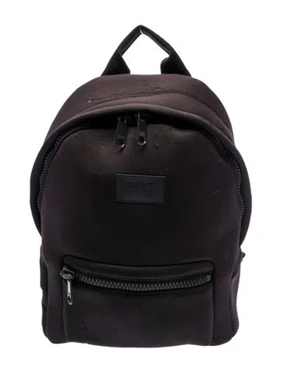 Pre-owned Dagne Dover Neoprene Backpack In Black