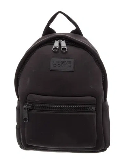 Pre-owned Dagne Dover Neoprene Backpack In Black