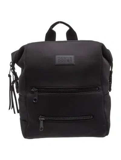 Pre-owned Dagne Dover Neoprene Backpack In Black