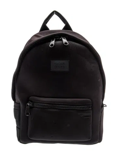 Pre-owned Dagne Dover Neoprene Backpack In Black