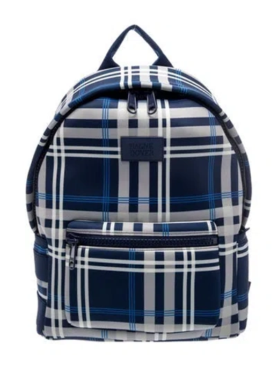 Pre-owned Dagne Dover Neoprene Backpack In Blue