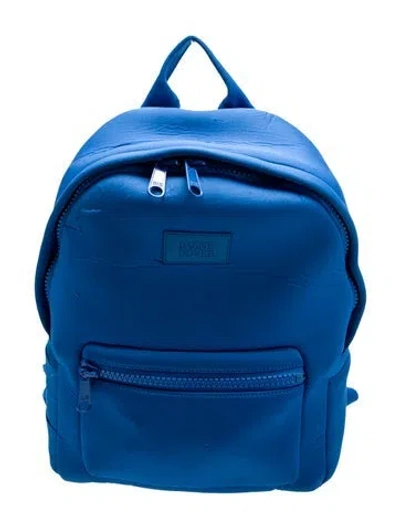 Pre-owned Dagne Dover Neoprene Backpack In Blue