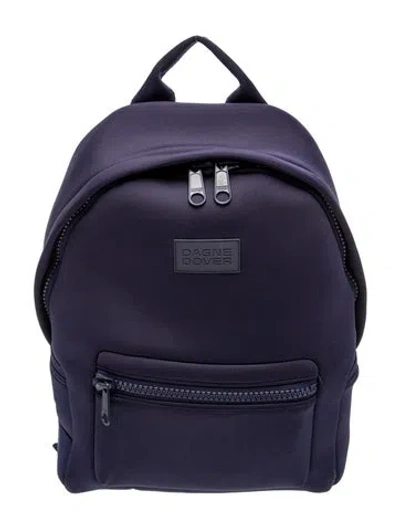 Pre-owned Dagne Dover Neoprene Backpack In Blue