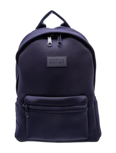 Pre-owned Dagne Dover Neoprene Backpack In Blue
