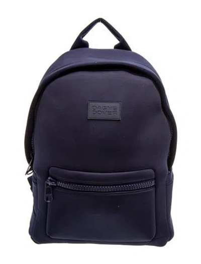 Pre-owned Dagne Dover Neoprene Backpack In Blue