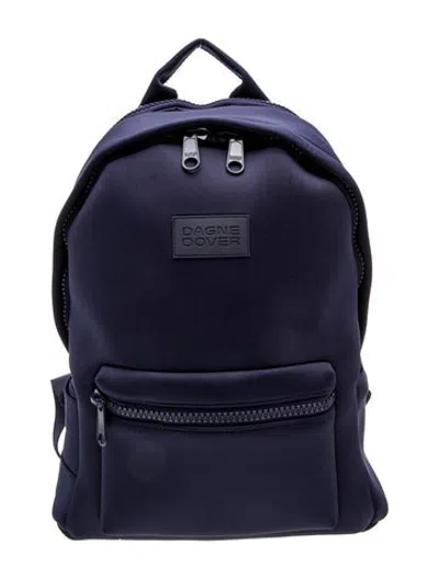 Pre-owned Dagne Dover Neoprene Backpack In Blue