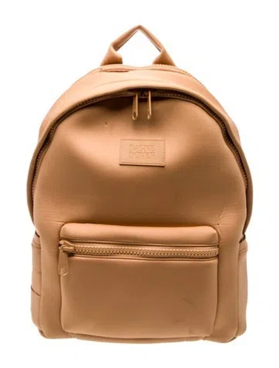 Pre-owned Dagne Dover Neoprene Backpack In Brown