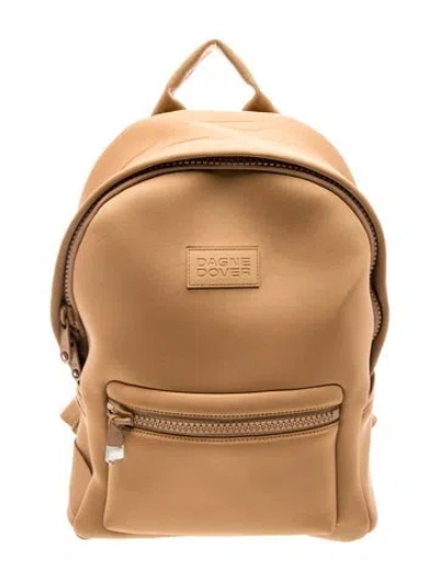 Pre-owned Dagne Dover Neoprene Backpack In Brown