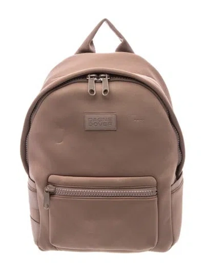 Pre-owned Dagne Dover Neoprene Backpack In Brown