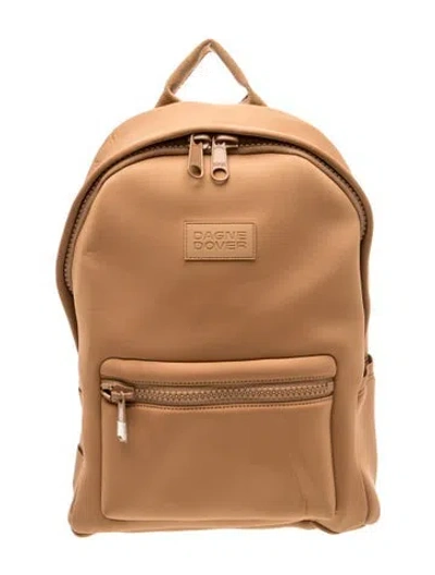 Pre-owned Dagne Dover Neoprene Backpack In Brown