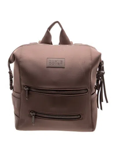 Pre-owned Dagne Dover Neoprene Backpack In Brown