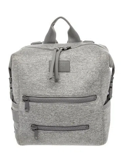 Pre-owned Dagne Dover Neoprene Backpack In Gray