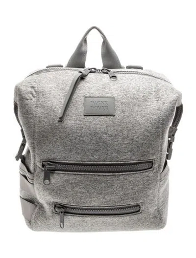Pre-owned Dagne Dover Neoprene Backpack In Gray