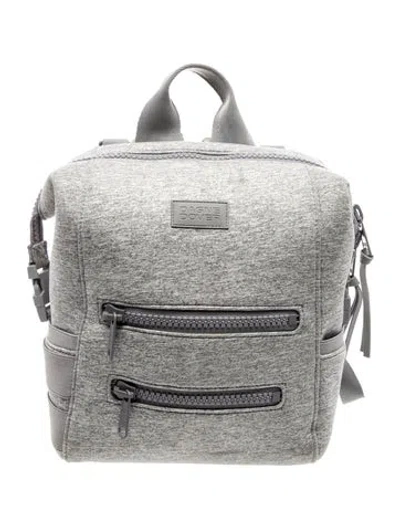 Pre-owned Dagne Dover Neoprene Backpack In Gray