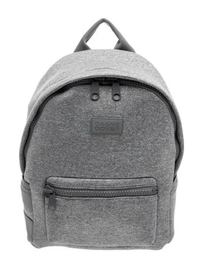Pre-owned Dagne Dover Neoprene Backpack In Gray