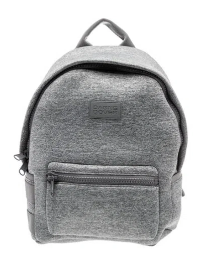 Pre-owned Dagne Dover Neoprene Backpack In Gray