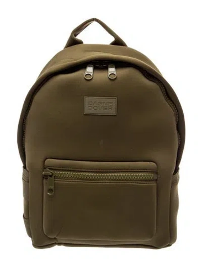 Pre-owned Dagne Dover Neoprene Backpack In Green