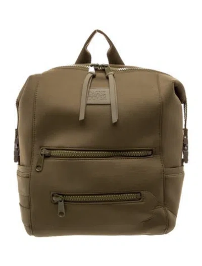 Pre-owned Dagne Dover Neoprene Backpack In Green