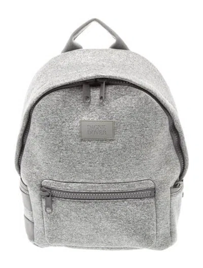 Pre-owned Dagne Dover Neoprene Backpack In Grey