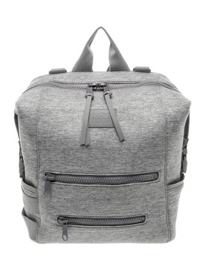 Pre-owned Dagne Dover Neoprene Backpack In Grey