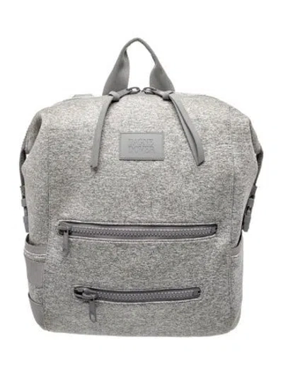 Pre-owned Dagne Dover Neoprene Backpack In Grey