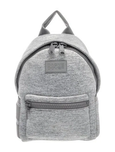 Pre-owned Dagne Dover Neoprene Backpack In Grey