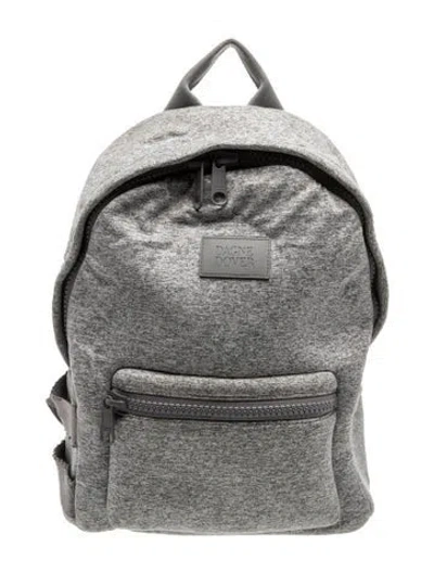 Pre-owned Dagne Dover Neoprene Backpack In Grey