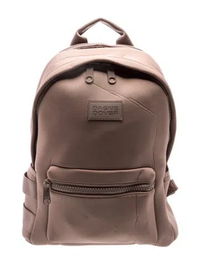 Pre-owned Dagne Dover Neoprene Backpack In Neutrals