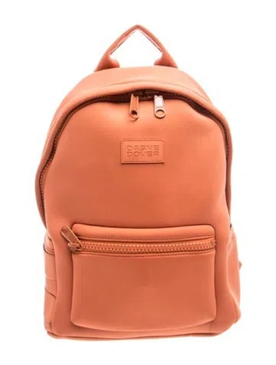 Pre-owned Dagne Dover Neoprene Backpack In Orange