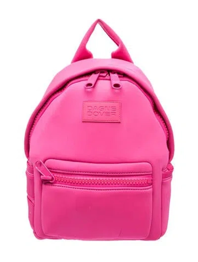 Pre-owned Dagne Dover Neoprene Backpack In Pink