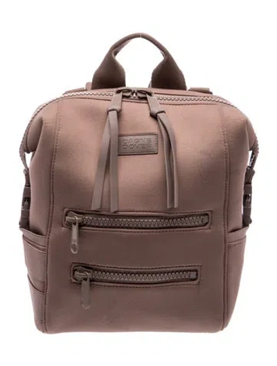 Pre-owned Dagne Dover Neoprene Backpack In Purple