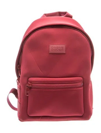 Pre-owned Dagne Dover Neoprene Backpack In Red