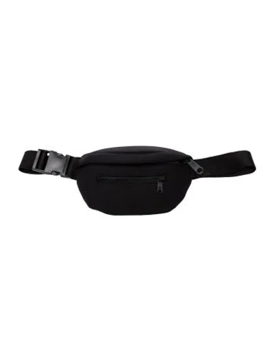 Pre-owned Dagne Dover Neoprene Belt Bag In Black