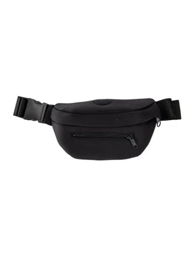 Pre-owned Dagne Dover Neoprene Belt Bag In Black