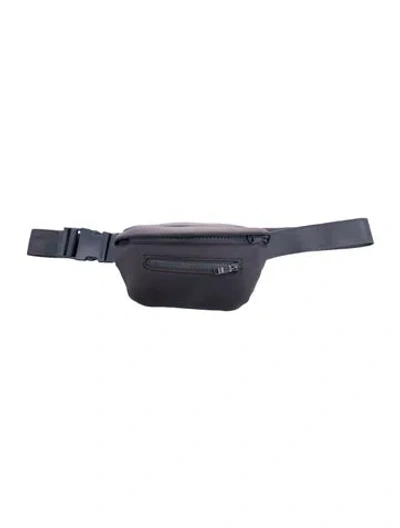 Pre-owned Dagne Dover Neoprene Belt Bag In Black