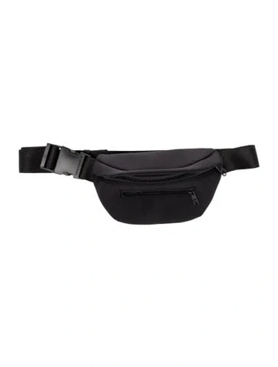 Pre-owned Dagne Dover Neoprene Belt Bag In Black