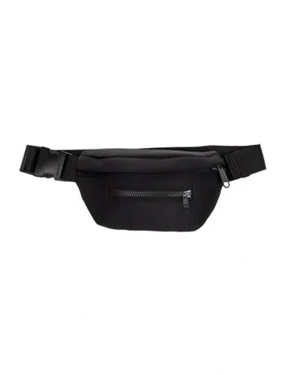 Pre-owned Dagne Dover Neoprene Belt Bag In Black