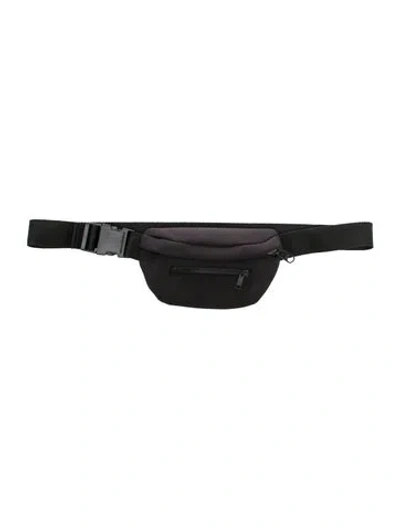 Pre-owned Dagne Dover Neoprene Belt Bag In Black