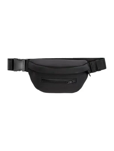 Pre-owned Dagne Dover Neoprene Belt Bag In Black