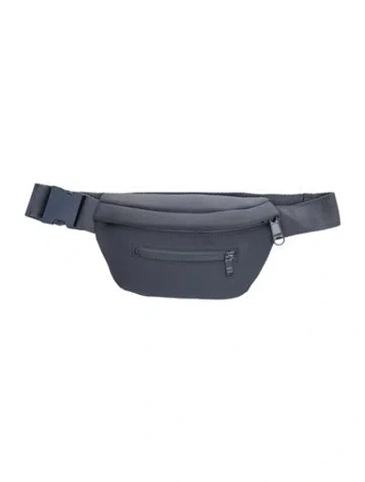 Pre-owned Dagne Dover Neoprene Belt Bag In Blue