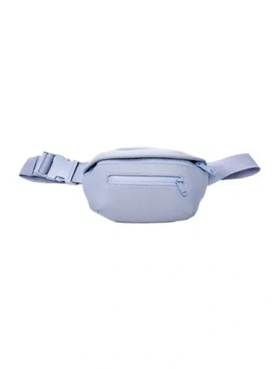 Pre-owned Dagne Dover Neoprene Belt Bag In Blue
