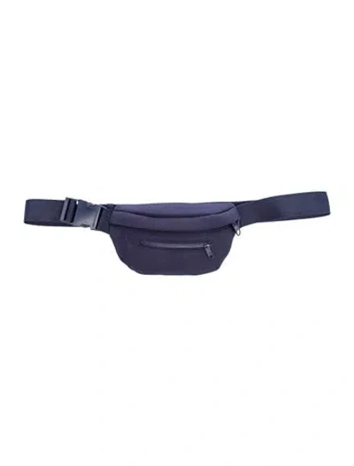 Pre-owned Dagne Dover Neoprene Belt Bag In Blue