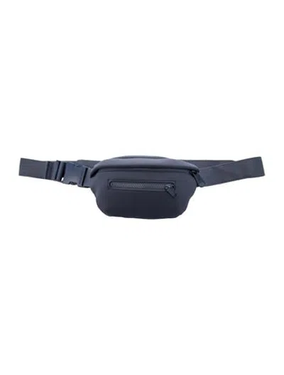 Pre-owned Dagne Dover Neoprene Belt Bag In Blue