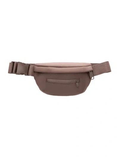 Pre-owned Dagne Dover Neoprene Belt Bag In Brown