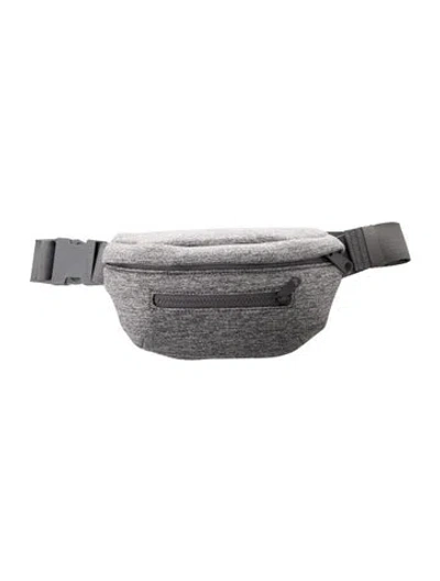 Pre-owned Dagne Dover Neoprene Belt Bag In Grey