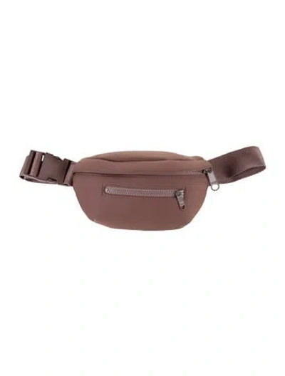 Pre-owned Dagne Dover Neoprene Belt Bag In Purple